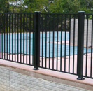 Fence around pool