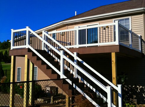 Custom Railings for Durability and Safety | S&V Fence and Deck Co.
